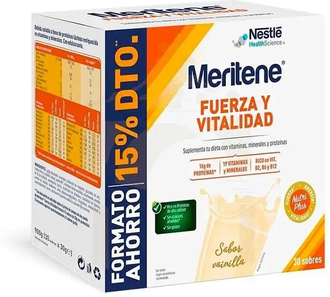 MERITENE Fyv Polvo Vainilla 30 Sobres