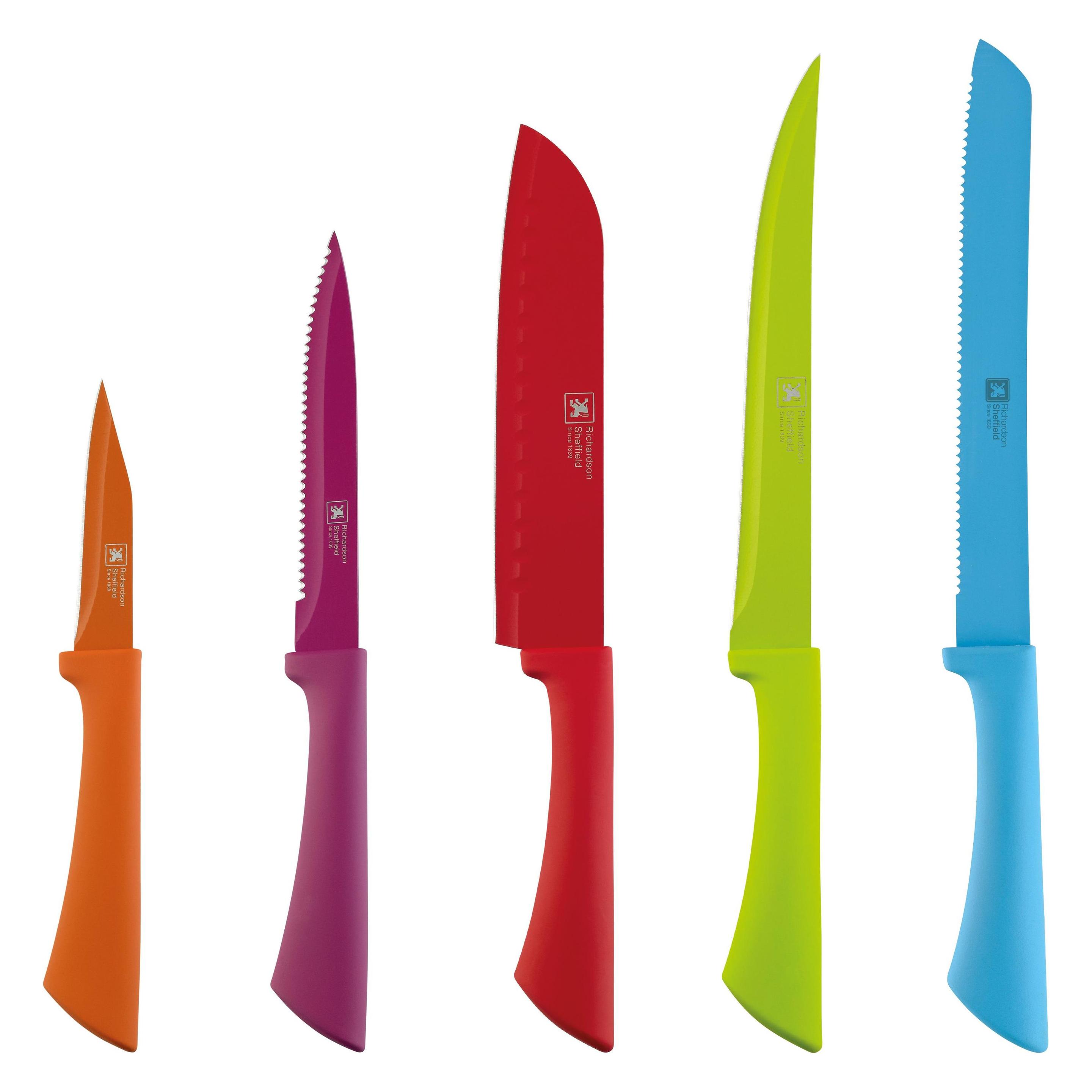 Richardson Sheffield Love Colour - 5 pc Knife set in mail order box (R167MZMBR685K)
