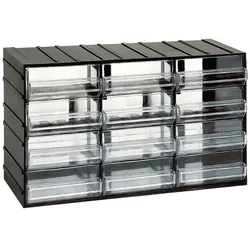 Kleinteilemagazin, 382 x 148 x 230 mm, 12 Schubladen