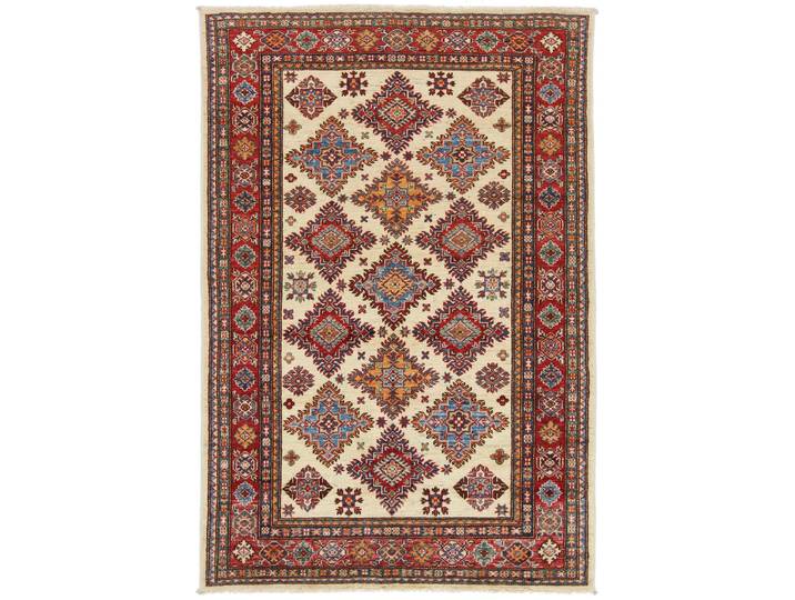 Super Kazak Teppich 122x182 Handgeknüpft Orientteppich Wolle