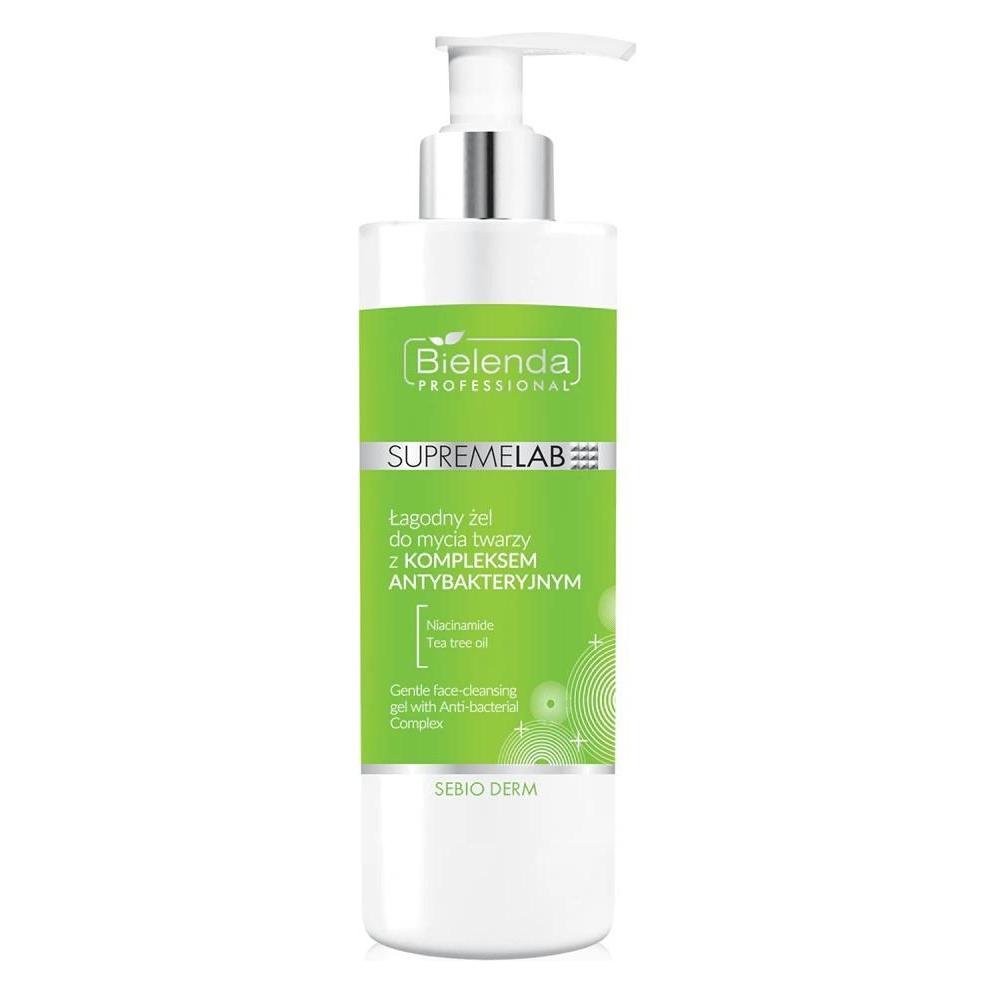 Bielenda Professional Supremelab Sebio Derm Gentle Face-Cleansing Gel With Anti-Bacterial Complex (Reinigungsgel, 200 ml) (5902169043575)