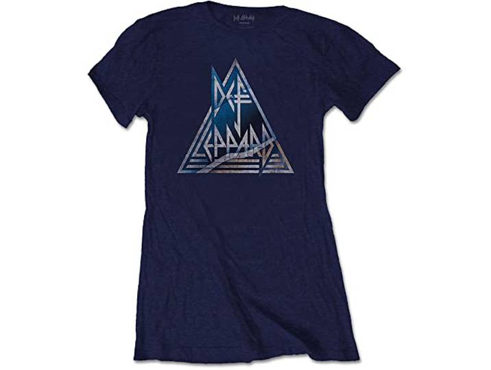 T-Shirt # Xl Blue Femmina # Triangle Logo