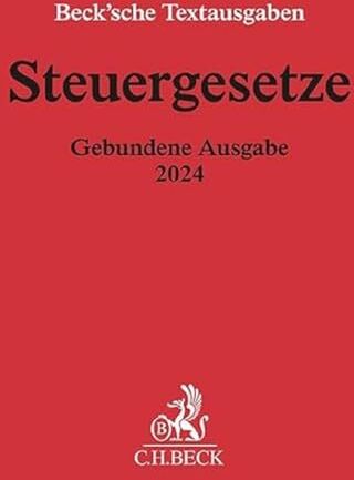 Steuergesetze Gebundene Ausgabe 2024: Einkommen- und Lohnsteuer, Körperschaftsteuer, Umwandlungssteuer, Bewertung, Erbschaftsteuer, Realsteuern, ... 1. Mai 2024 (Texte) (Beck'sche Textausgaben) - Preis vom 09.10.2026 07:28:09 h