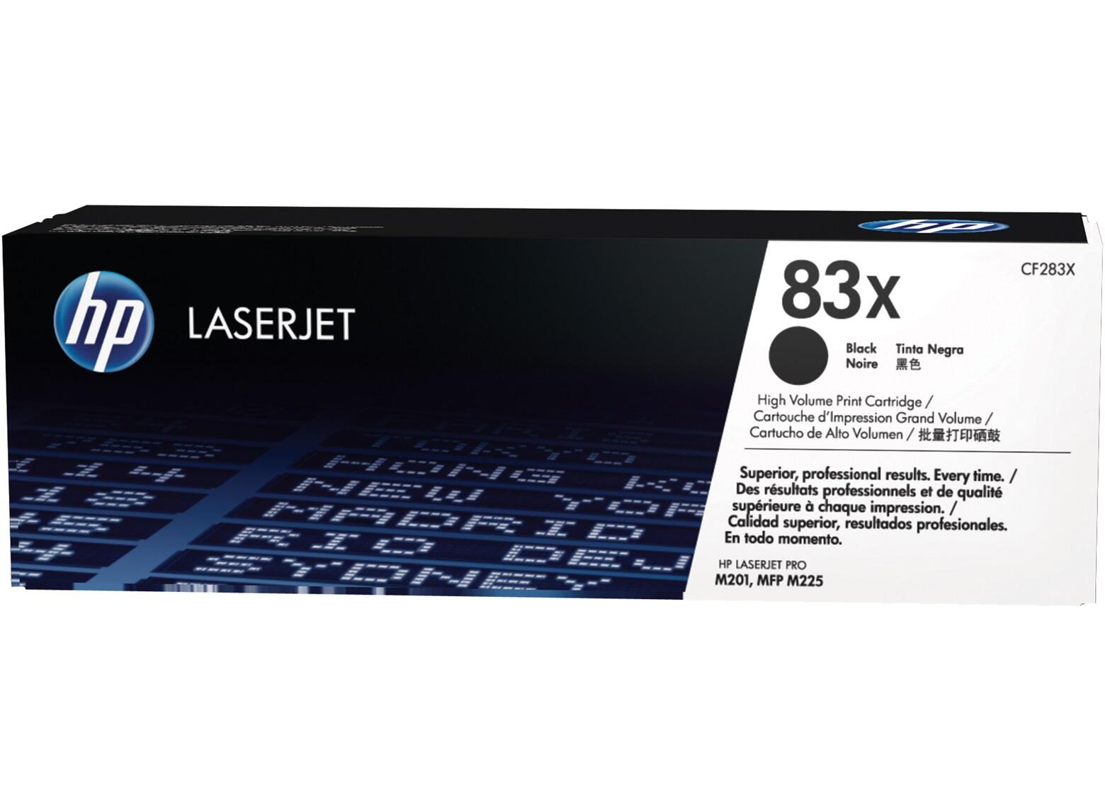 HP Inc. HP Original 83X Toner schwarz hohe Kapazität 2.200 Seiten (CF283X)