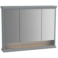 VitrA Valarte LED-Spiegelschrank 98 cm 3 Türen Grau Matt,62235 62235