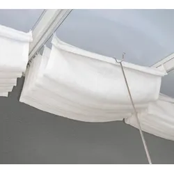 Palram - Canopia Polyester Sonnensegel Terrassenüberdachung | Weiß | 15er-Set | 300x915 cm - Weiß