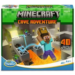 Ravensburger Spiel - ThinkFun Minecraft Cave Adventure - Das spannende Logikspiel aus der Welt von Minecraft  - ab 8 Jahren