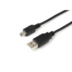 MicroConnect USB-Kabel USB 2.0 3 m Schwarz USBAMB53