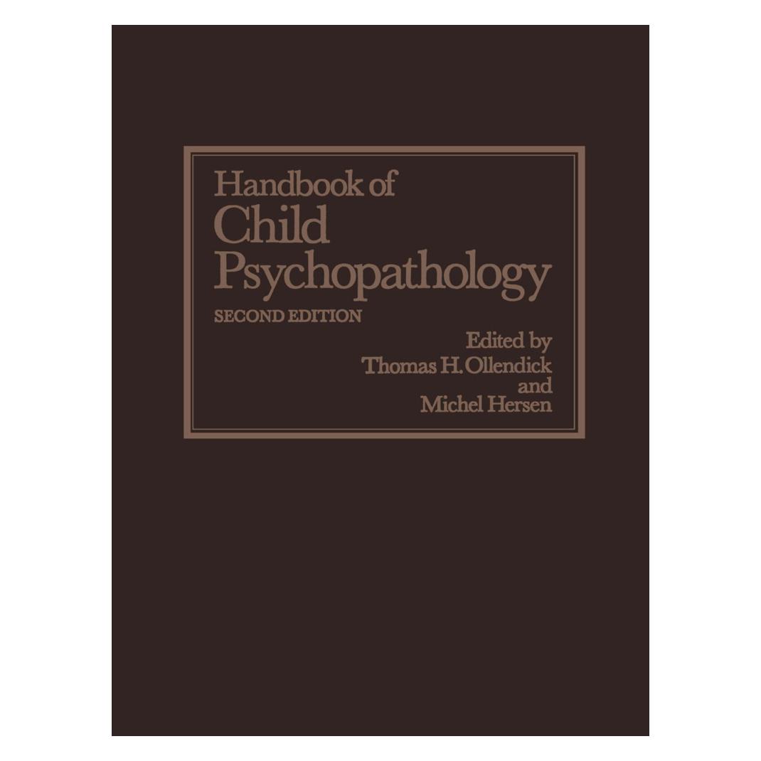 Springer Handbook of Child Psychopathology (Englisch, Softcover, Thomas H. Ollendick) (55540649)