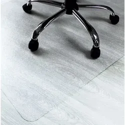 Realspace Stuhlunterlage Polymer Eco Rechteckig Transparent 120 x 90 cm Hartböden