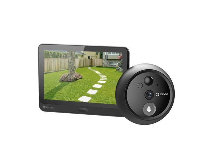 EZVIZ CS-HP4, Noir, MicroSD (TransFlash), 512 Go, 2 MP, 15 ips, 1/3'