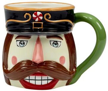 Certified International Holiday Magic Nutcracker 19 oz. Mugs, Set of 4