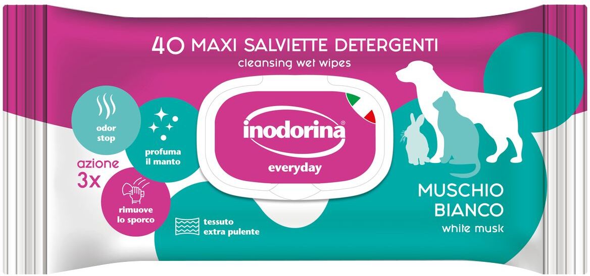 Inodorina Salviette Refresh MUSCHIO BIANCO