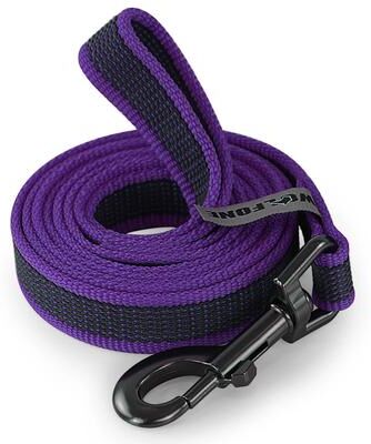 Uplifted Goods Dual Color Long Dog Training Leash purple 5m