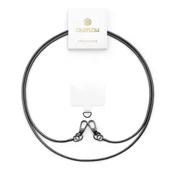 ONEFLOW Universal Handykette Edelstahl abnehmbar – CHAINLESS Fine Chain