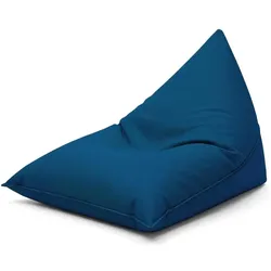 Urbanara, Sitzsack, Sitzsack Basic-Outdoor Triangle, 300 l, Dunkelblau