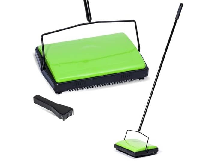 Maximex Balai mécanique vert\, Noir