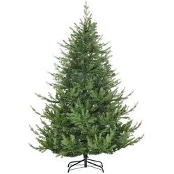 HOMCOM - Weihnachtsbaum - 180 cm - -mit 1942 Astspitzen - grün