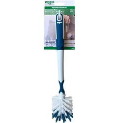 Unger 79097 Spülbürste Flex weiß blau 32 cm Flaschenbürste zur Reinigung von Flaschen und Gläsern, ergonomisch