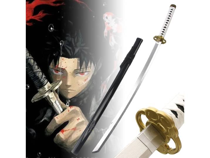 40 pouces Kagurabachi Katana Rokuhira Chihiro épée Anime Cosplay accessoire Ninja couteau lame taille réelle japonais Katana samouraï sabre
