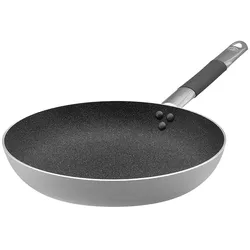 Pentole Agnelli, Haifischhaut, Aluminiumpfanne mit Antihaftbeschichtung, 1 Griff, 32 cm, ALSC111BBGC32