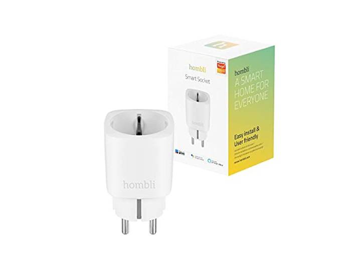 Hombli stekker wifi, stroommeting, tijdschakeling, app-bediening, EU Wit