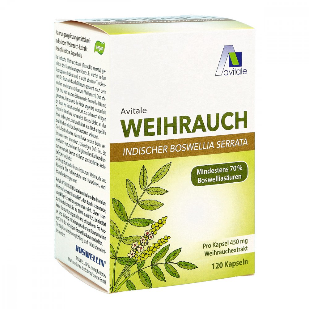 Avitale GmbH Weihrauch 450 mg Boswellia Serrata Kapseln 16855672