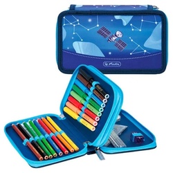 Herlitz Schüleretui »Cosmic Explorer« blau, 19.3x11.5x5 cm