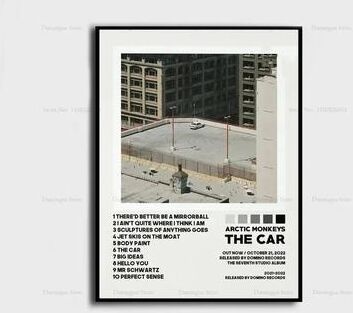 Inspire Essentials Arctic Monkeys Album Cover Poster Canvas Music Wall Art Decor 1 7.87 X 11.81 In