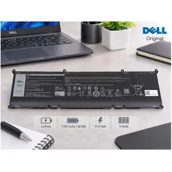 Dell 70N2F (6 Zellen, 7200 mAh), Notebook Akku