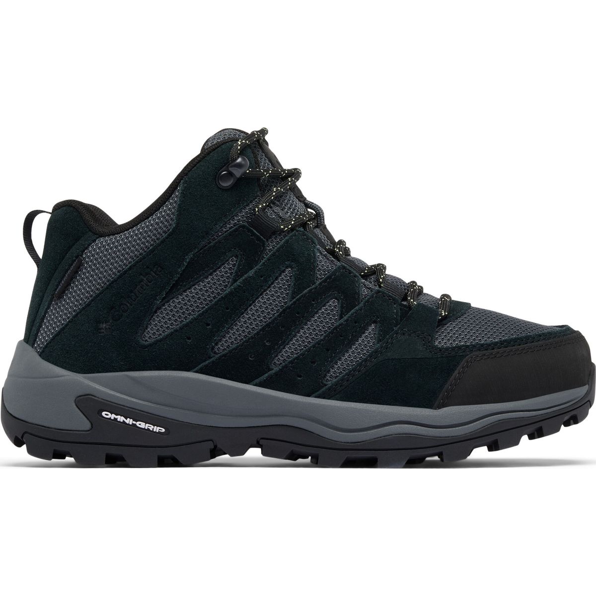 Columbia Women's Redmond IV Mid Waterproof Walking Shoe black, citron haze (010) 12 212875-2128751-010-12