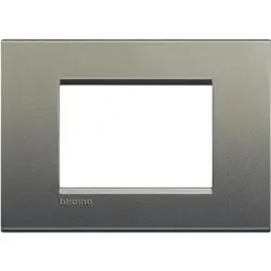 Legrand LNA4803AE Abdeckrahmen LIVINGLIGHT für Kompaktinstallation, 3-modulig, Farbe: Avenue