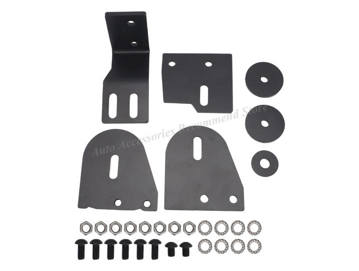 Kit d'abaissement de siège côté conducteur pour modèles Abarth restylés et pré-restylés, supports de montage, vis, accessoires intérieurs