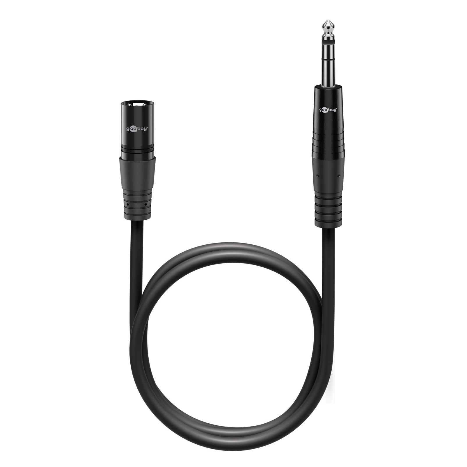 Goobay XLR-Kabel auf 6,35-mm-Klinke, 10 m (10 m, XLR Kabel) (80054)