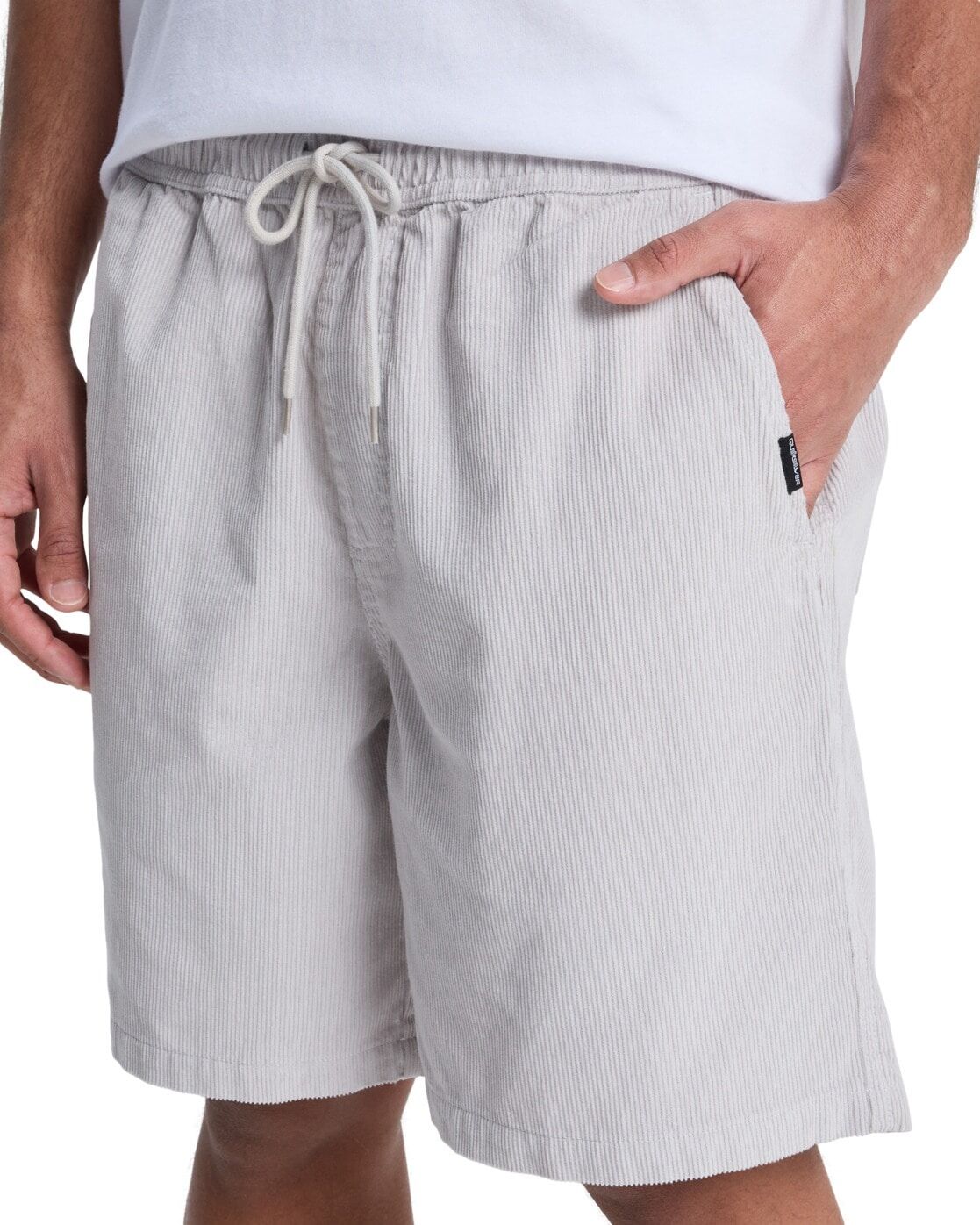 Bermudas QUIKSILVER "Taxer 18", Herren, Gr. XXL, Normalgrössen, grau (micro chip), Obermaterial: 100% Baumwolle., Hosen Bermudas micro chip XXL, Normalgrössen