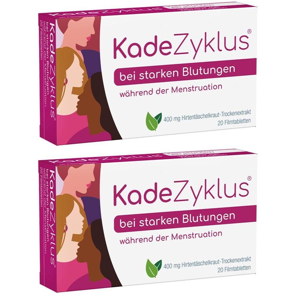 Kadezyklus bei starken Blutung.w.d.Menst 400mg FTA 2x 2x20 St Filmtabletten