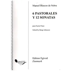 6 Pastorales y 12 Sonates para piano, Fachbücher von Manuel Blasco de Nebra