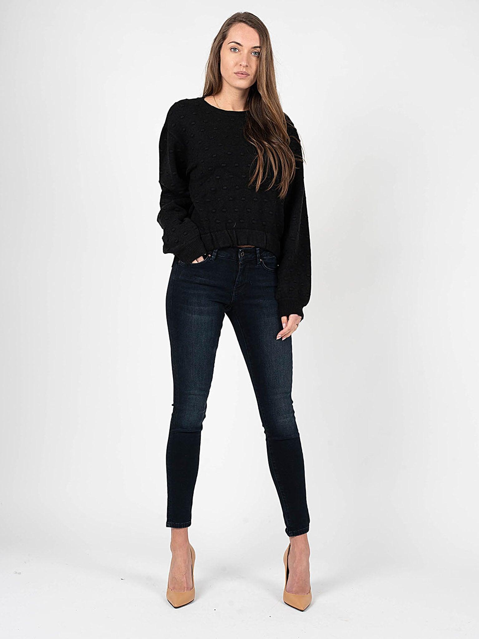 Silvian Heach Pullover Damen schwarz