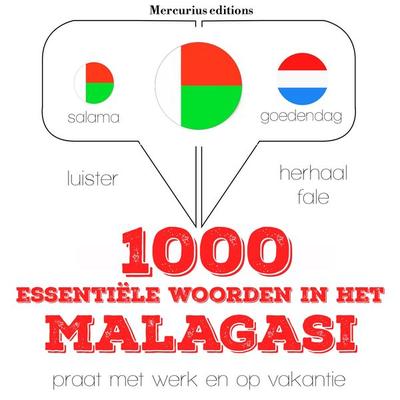 1000 essentiële woorden in het Malagasi - JM Gardner, Audio, 9782821123359