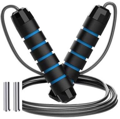 Clever Finds Adjustables Steel Wire Speed Jump Rope For Cardio Fitness Training a8