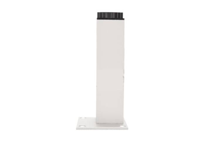TGDGFKIAS Verstellbare Möbelbeine aus Aluminiumlegierung Silber, mehrere Größen, 4 Stück, Aluminiumlegierung, for TV-Schrank, Sofa: höhenverstellbar(25cm)