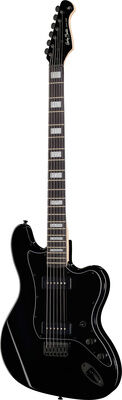 Harley Benton JA-Baritone P90 BK Schwarz Hochglanz