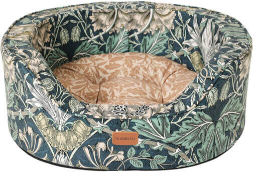 Morris & Co Honeysuckle & Acorn Large Oval Dog Bed