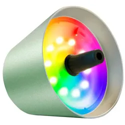 Sompex LED-Akku-Flaschenaufsatz Top 2.0 Kunststoff Metallic Grün