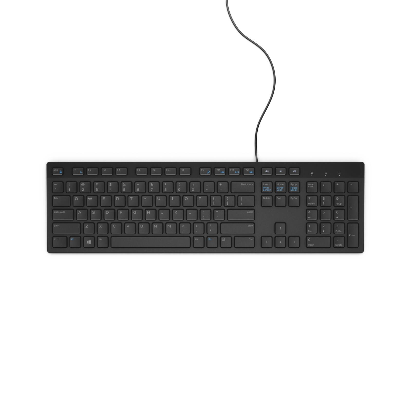 Dell KB216 kabelgebundene Tastatur - QWERTY US - schwarz 580-ADHK