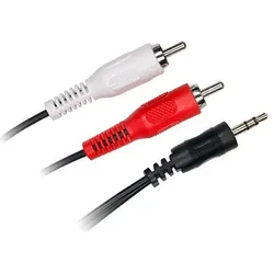 D2 Diffusion C ble Jack 3,5mm m le/2RCA m le 3m (3 m, Cinch Kabel), Audiokabel