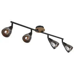 Wand-/Deckenspot MUBBY (LBH 60x10x19 cm) - schwarz - LBH 60x10x19 cm