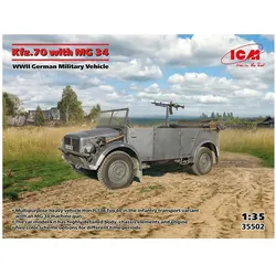 ICM Kfz.70 with MG 34, WWII German Military Vehicle
