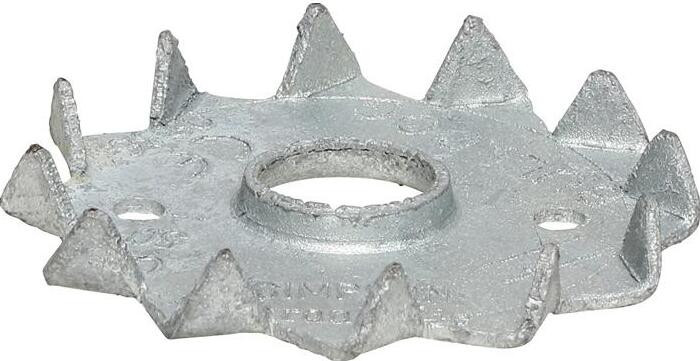 Simpson Strong-Tie houten verbinding Bulldog C2-75M16G-B conform DIN1052 met buitendiameter 75 mm en binnendiameter M16 mm