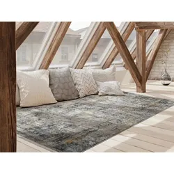 Musterring Vintage Teppich Sinfonia 120 x 180 cm Mischgewebe Grau / Gelb